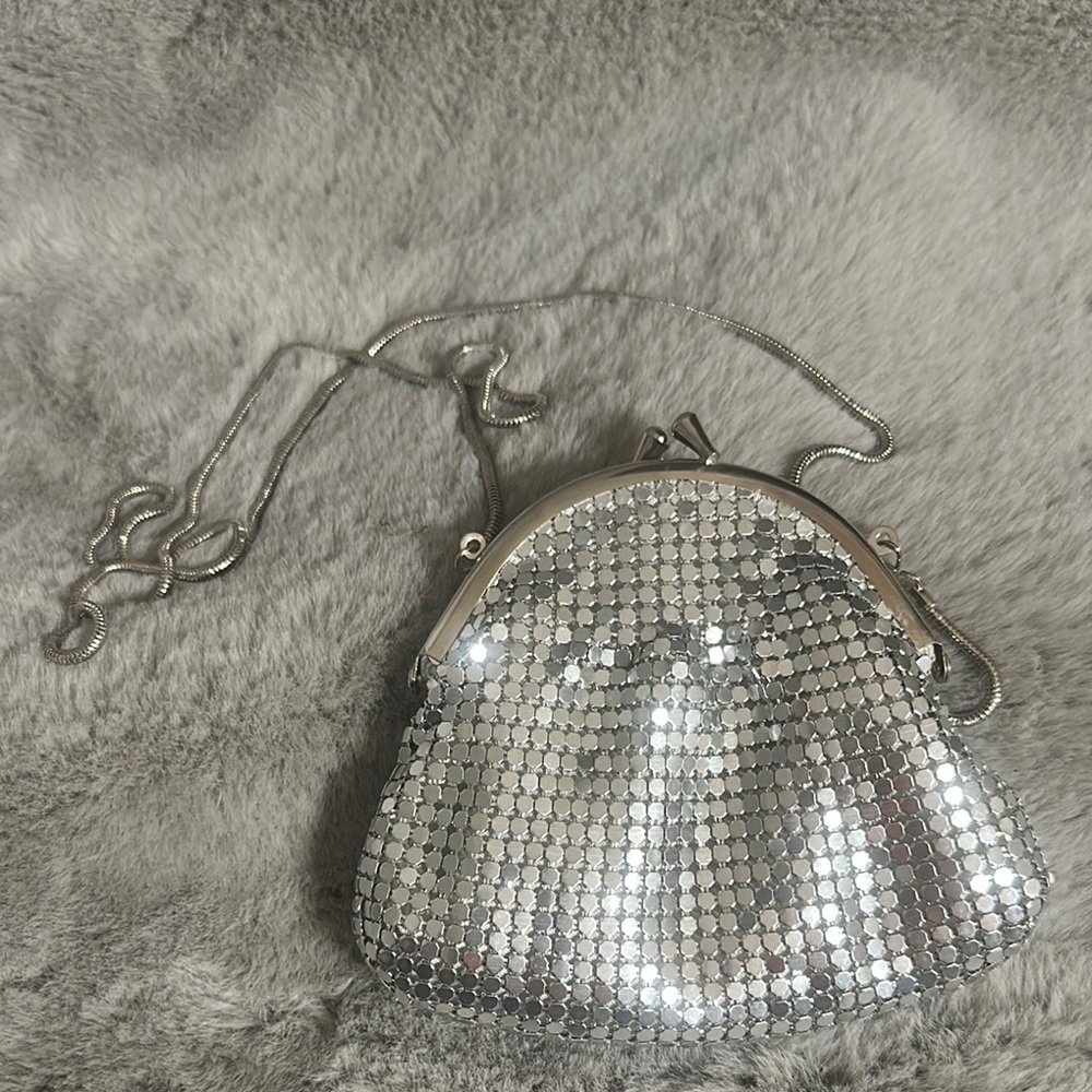 Silver Sequin Women's Bag
